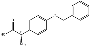 (2S)-2-AMINO-2-[4-(PHENYLMETHOXY)PHENYL]ACETIC ACID Struktur