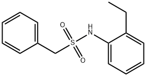 N-(2-ethylphenyl)-1-phenylmethanesulfonamide Struktur