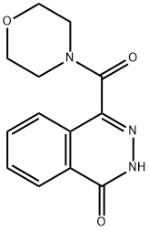 4-(4-morpholinylcarbonyl)-1(2H)-phthalazinone Struktur