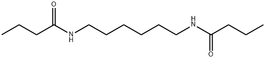 N,N'-1,6-hexanediyldibutanamide Struktur