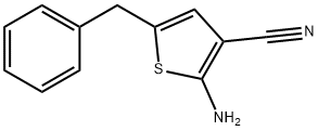 2-Amino-5-Benzylthiophene-3-Carbonitrile Struktur