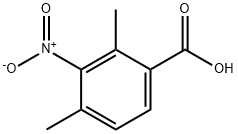 2,4-dimethyl-3-nitrobenzoic acid Struktur