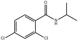 2,4-dichloro-N-(propan-2-yl)benzamide Struktur