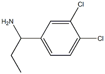 1-(3,4-DICHLOROPHENYL)PROPAN-1-AMINE Struktur