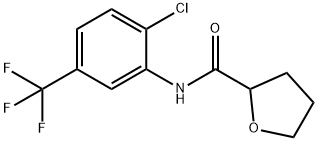 N-[2-chloro-5-(trifluoromethyl)phenyl]tetrahydrofuran-2-carboxamide Struktur