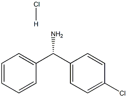 (S)-(4-CHLOROPHENYL)(PHENYL)METHANAMINE HYDROCHLORIDE Struktur