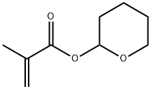 2-Propenoic acid, 2-methyl-, tetrahydro-2H-pyran-2-yl ester Struktur