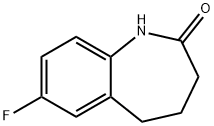 7-fluoro-1,3,4,5-tetrahydro-1-benzazepin-2-one Structure