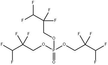 Tris(2,2,3,3-tetrafluoropropyl)phosphate Struktur