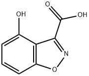 4-Hydroxybenzisoxazole-3-carboxylic acid Struktur