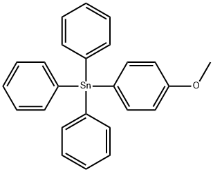 (4-METHOXYPHENYL)TRIPHENYLTIN Struktur