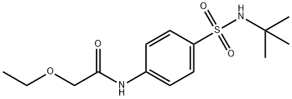 N-[4-(tert-butylsulfamoyl)phenyl]-2-ethoxyacetamide Struktur