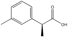 (S)-2-m-Tolyl-propionic acid Struktur