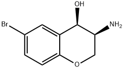 (3R,4S)-4-amino-6-bromochroman-3-ol Struktur