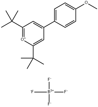 2,6-DI-TERT-BUTYL-4-(4-METHOXY-PHENYL)-PYRANYLIUM, TETRAFLUORO BORATE Struktur