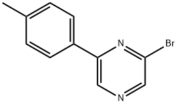 2-bromo-6-(4-methylphenyl)Pyrazine Struktur