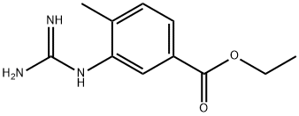 3-[(Aminoiminomethyl)amino]-4-methylbenzoic acid ethyl ester