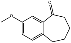 3-Methoxy-6,7,8,9-tetrahydro-benzocyclohepten-5-one Struktur