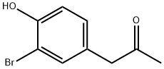 1-(3-Bromo-4-hydroxyphenyl)propan-2-one Struktur