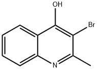 3-Bromo-4-hydroxy-2-methylquinoline Struktur