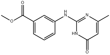 methyl 3-(4,6-dimethylpyrimidin-2-ylamino)benzoate Struktur