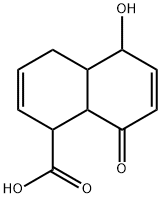 1,4,4A,5,8,8A-HEXAHYDRO-5-HYDROXY-8-OXO-1-NAPHTHALENECARBOXYLIC ACID Struktur