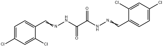 OXALIC BIS((2,4-DICHLOROBENZYLIDENE)HYDRAZIDE) Struktur