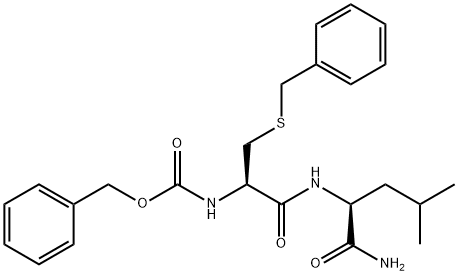 CARBOBENZYLOXY-S-BENZYL-L-CYSTEINYL-L-LEUCINAMIDE Struktur