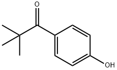 1-(4-hydroxyphenyl)-2,2-dimethyl-1-propanone Struktur