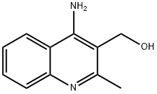 (4-Amino-2-methyl-quinolin-3-yl)-methanol Struktur