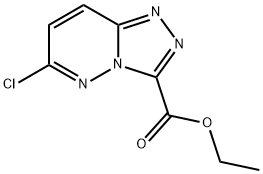 6-氯-[1,2,4]三唑并[4,3-B]噠嗪-3-羧酸乙酯, 75680-93-2, 結(jié)構(gòu)式