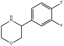 3-(3,4-DIFLUOROPHENYL)MORPHOLINE Structure