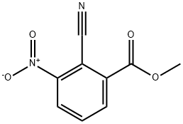 Methyl 2-cyano-3-nitrobenzoate Struktur