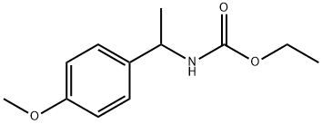 ethyl (1-(4-methoxyphenyl)ethyl)carbamate Struktur