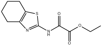 ethyl 2-oxo-2-((4,5,6,7-tetrahydrobenzo[d]thiazol-2-yl)amino)acetate Struktur