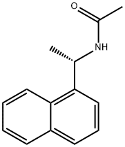 Acetamide, N-[(1S)-1-(1-naphthalenyl)ethyl]-
 Struktur