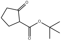 tert-Butyl 2-Oxocyclopentanecarboxylate Struktur