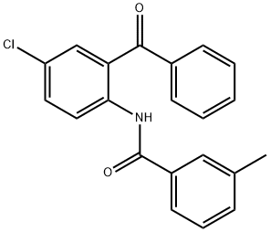 N-[4-chloro-2-(phenylcarbonyl)phenyl]-3-methylbenzamide Struktur