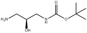 (3-Amino-2-hydroxy-propyl)-carbamic acid tert-butyl ester Struktur