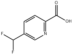 5-(difluoromethyl)picolinic acid Struktur