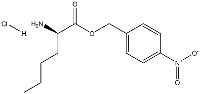 D-Norleucine, (4-nitrophenyl)methyl ester, monohydrochloride (9CI) Struktur