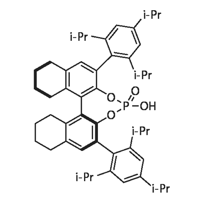 (11bS)-8,9,10,11,12,13,14,15-Octahydro-4-hydroxy-2,6-bis[2,4,6-tris(1-methylethyl)phenyl]-4-oxide-dinaphtho[2,1-d:1',2'-f][1,3,2]dioxaphosphepin Struktur