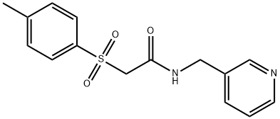 2-[(4-methylphenyl)sulfonyl]-N-(pyridin-3-ylmethyl)acetamide Struktur