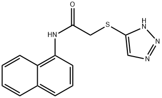 N-(naphthalen-1-yl)-2-(1H-1,2,3-triazol-5-ylsulfanyl)acetamide Struktur