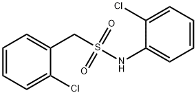 N,1-bis(2-chlorophenyl)methanesulfonamide Struktur