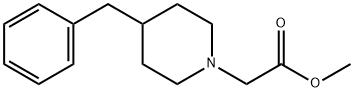 methyl 2-(4-benzylpiperidin-1-yl)acetate Struktur