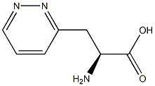 (S)-2-Amino-3-(pyridazin-3-yl)propanoic acid Struktur