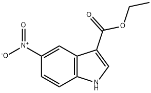 Ethyl 5-nitro-1H-indole-3-carboxylate Struktur