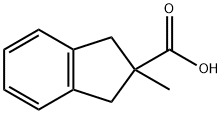 2-Methyl-indan-2-carboxylic acid Struktur