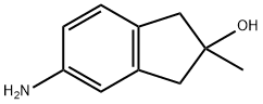 5-amino-2-methyl-2,3-dihydro-1H-inden-2-ol Struktur